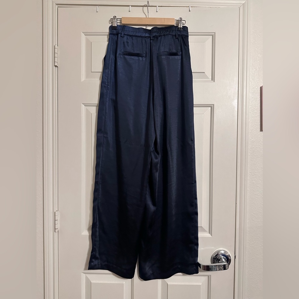 Skies Are Blue Navy Wide Leg Pants - Picture 4 of 9